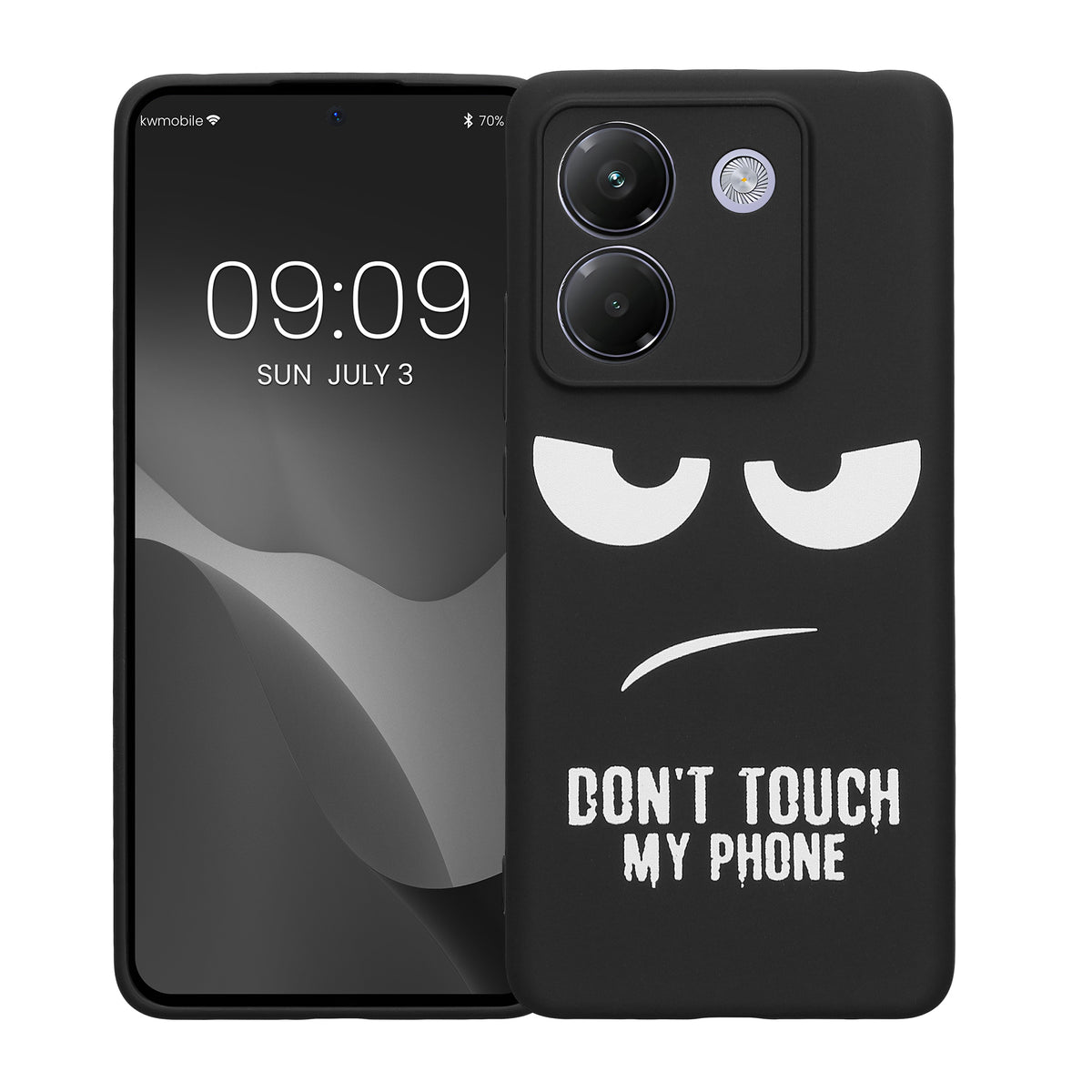 Xiaomi Poco M7 pro 5G Silikon Handyhülle Don't Touch My Phone
