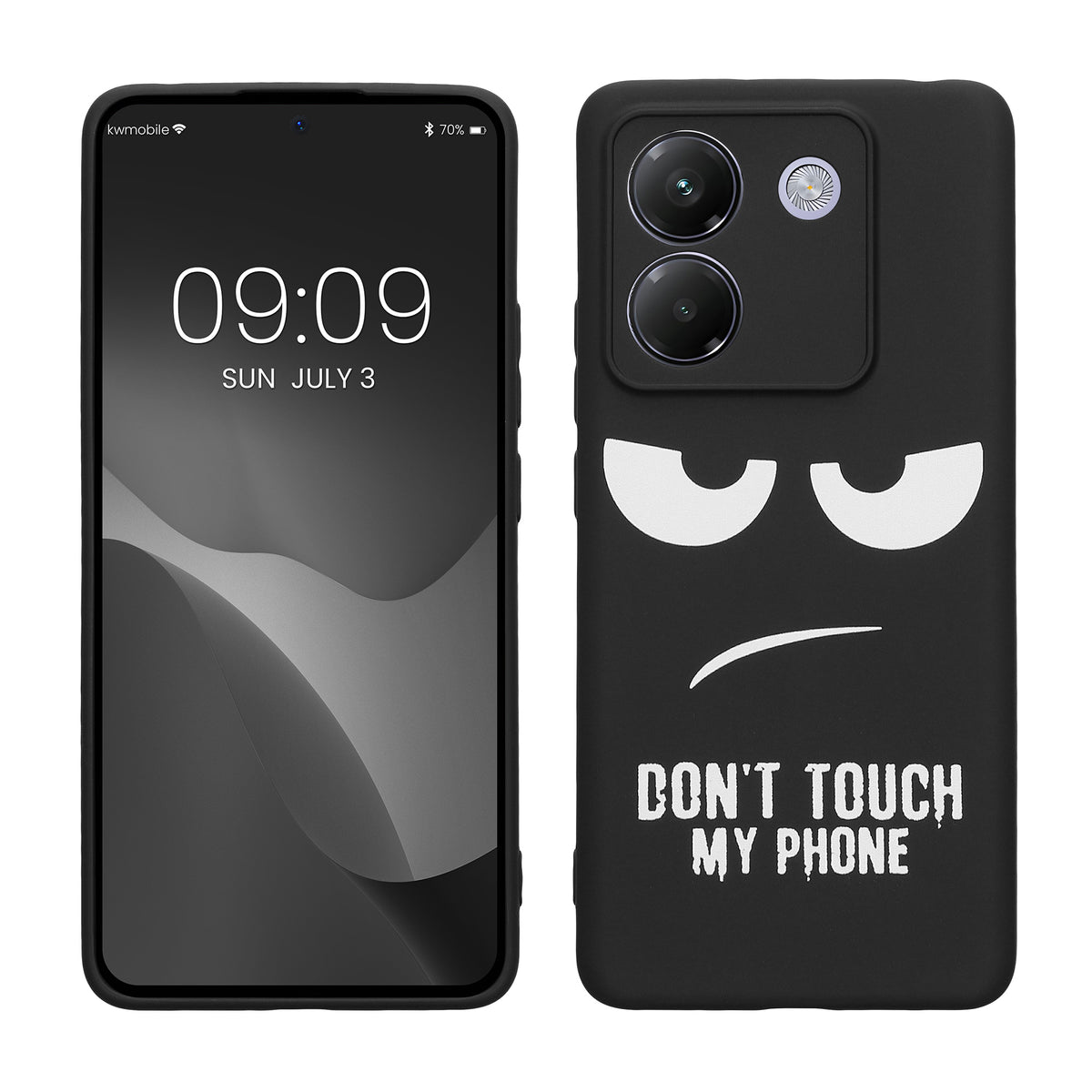 Xiaomi Poco M7 pro 5G Silikon Handyhülle Don't Touch My Phone