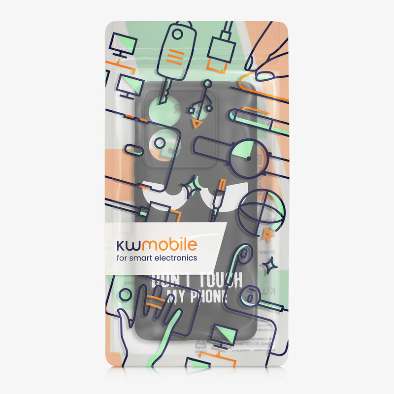 Xiaomi Poco M7 pro 5G Silikon Handyhülle Don't Touch My Phone