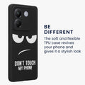 Xiaomi Poco M7 pro 5G Silikon Handyhülle Don't Touch My Phone