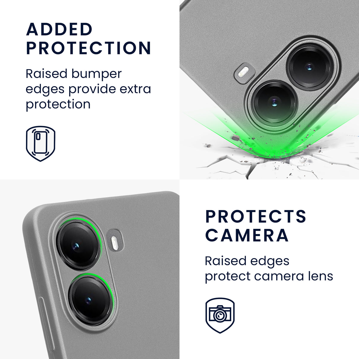 Xiaomi Poco X7 Pro 5G metallische Handyhülle