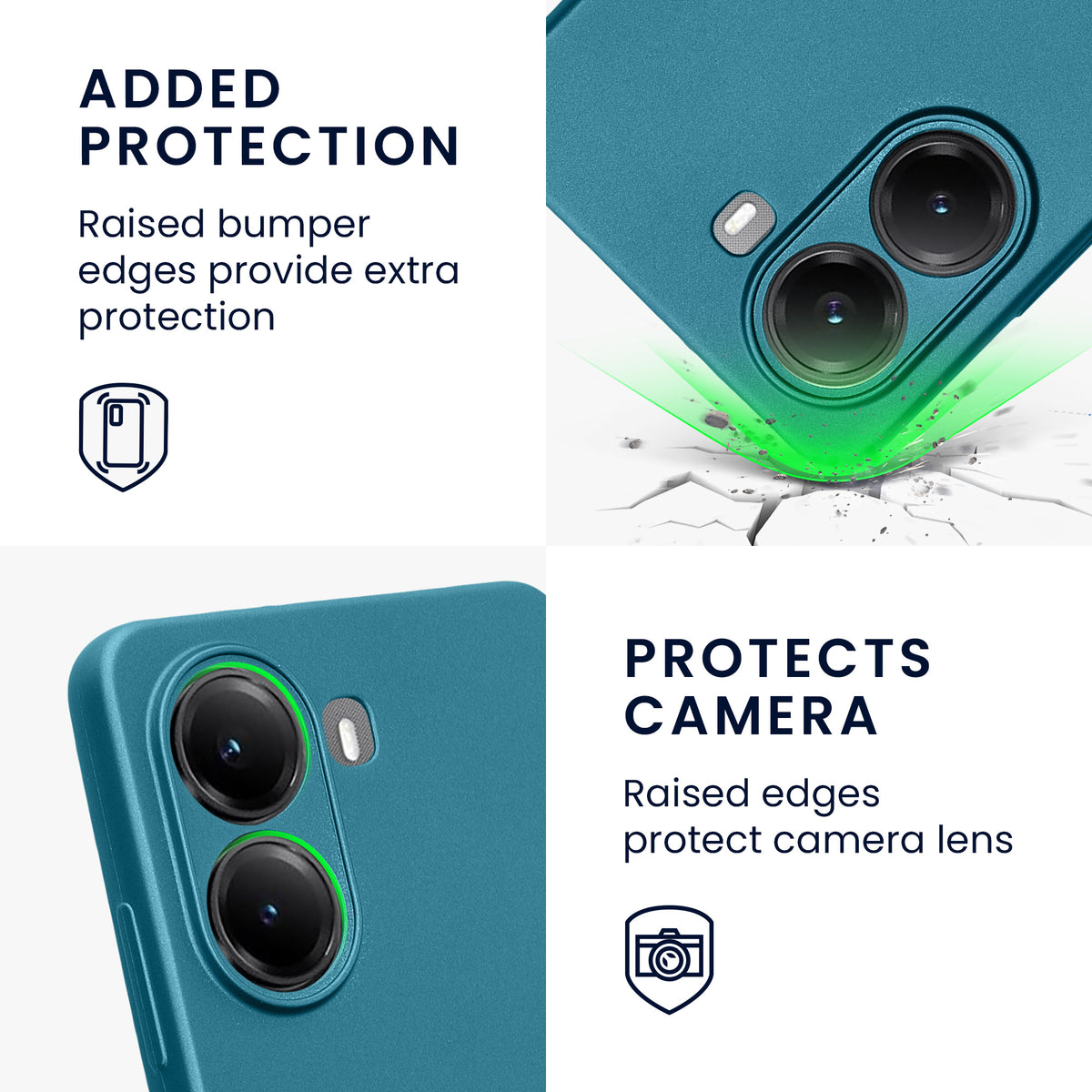Xiaomi Poco X7 Pro 5G metallische Handyhülle