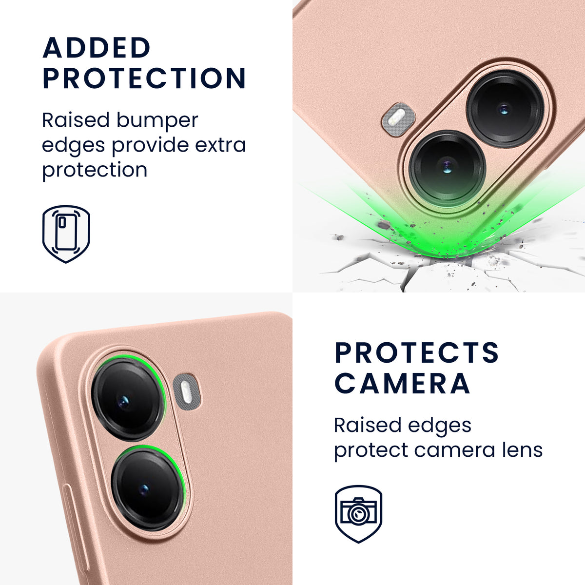 Xiaomi Poco X7 Pro 5G metallische Handyhülle
