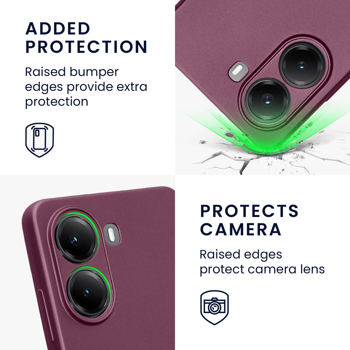 Xiaomi Poco X7 Pro 5G metallische Handyhülle