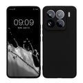 kwmobile Handyhülle für Xiaomi 15 Pro Hülle - weiches Handy Silikon Case - Schutzhülle Cover - Schwarz matt Schwarz matt  