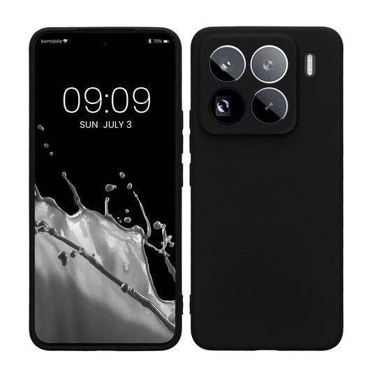kwmobile Handyhülle für Xiaomi 15 Pro Hülle - weiches Handy Silikon Case - Schutzhülle Cover