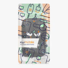 7" Handytasche zum Umhängen aus Neopren mit Kartenfächern Don't Touch My Phone