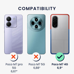 Xiaomi Poco M7 4G Silikon Handyhülle Don't Touch My Phone