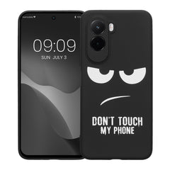 Xiaomi Poco M7 4G Silikon Handyhülle Don't Touch My Phone