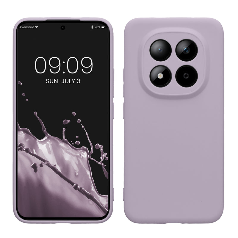 kwmobile Handyhülle für Xiaomi Redmi Note 15 Pro+ 5G / Poco M8 Pro 5G Hülle - weiches Handy Silikon Case - Schutzhülle Cover - Lavendel Lavendel  