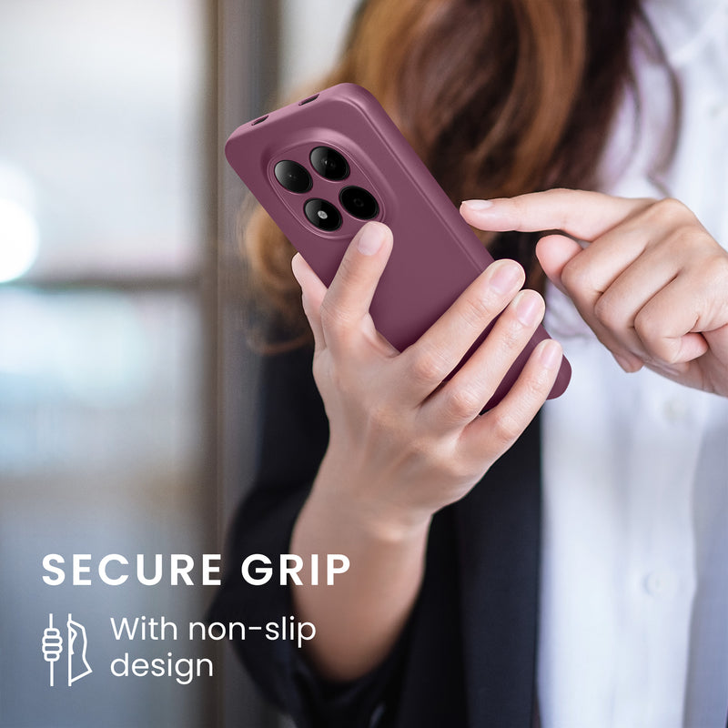kwmobile Handyhülle für Xiaomi Redmi Note 15 Pro 5G Hülle - weiche Silikon Case metallisch schimmernd - Schutzhülle Cover