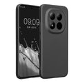 kwmobile Handyhülle für Xiaomi Redmi Note 15 Pro+ 5G / Poco M8 Pro 5G Hülle - weiche Silikon Case metallisch schimmernd - Schutzhülle Cover - Metallic Grau Metallic Grau  