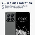 kwmobile Handyhülle für Xiaomi 15T Hülle - weiche Silikon Case metallisch schimmernd - Schutzhülle Cover