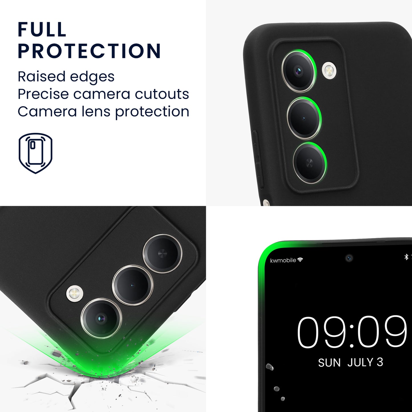 kwmobile Handyhülle für Xiaomi Redmi 15 5G Hülle - weiches Handy Silikon Case - Schutzhülle Cover