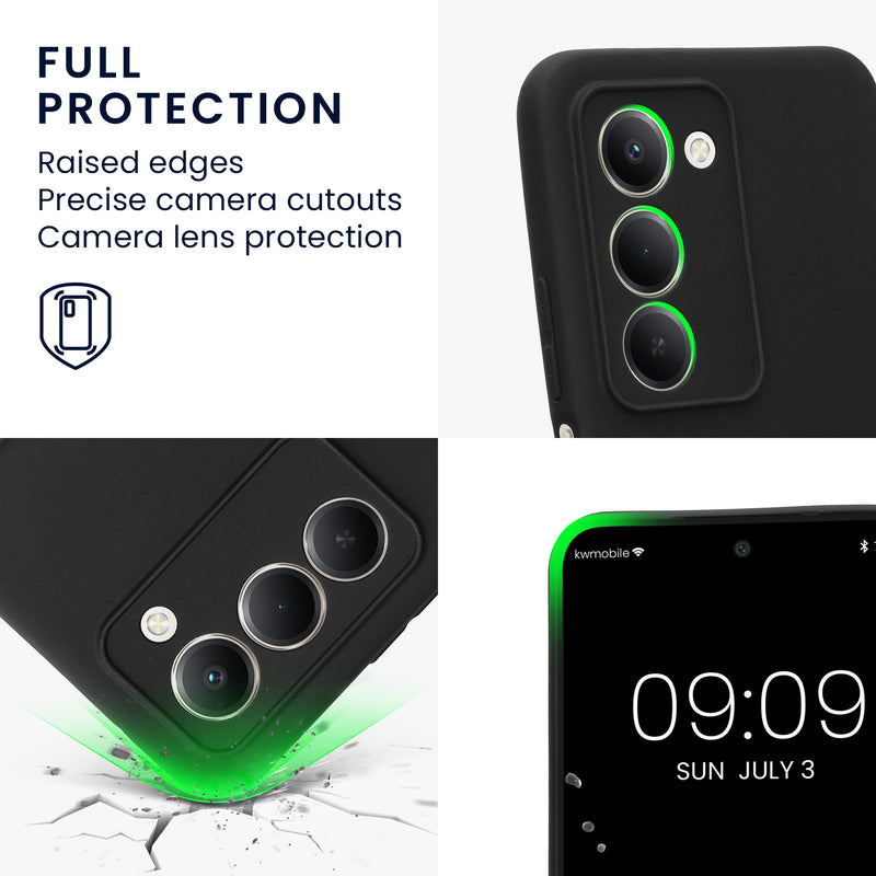 kwmobile Handyhülle für Xiaomi Redmi 15 5G Hülle - weiches Handy Silikon Case - Schutzhülle Cover