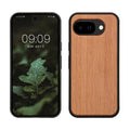 Google Pixel 10a stoßfestes Holz Hardcase mit TPU Bumper