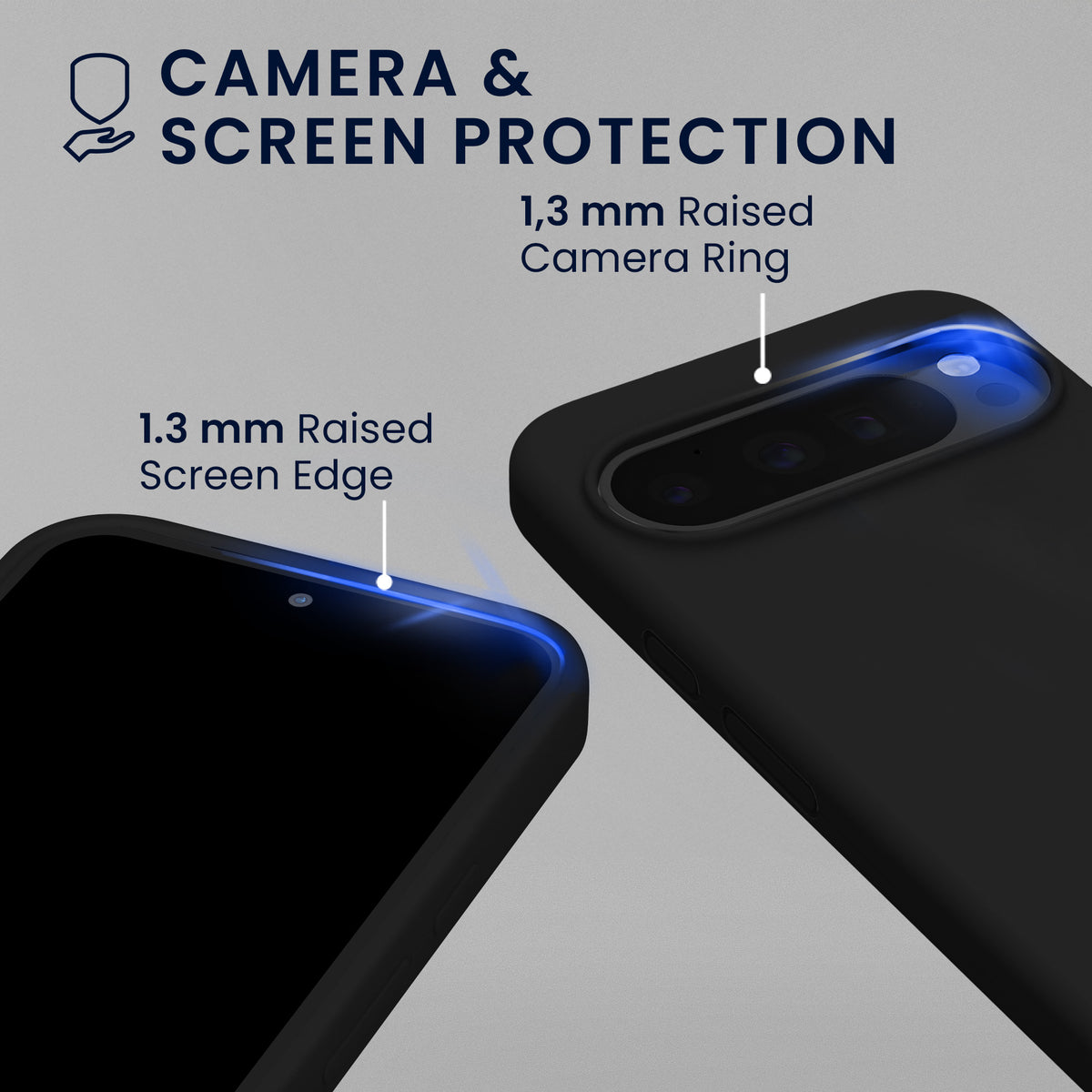 Google Pixel 9 / Pixel 9 Pro Silikon Handyhülle KWM0000215P001C
