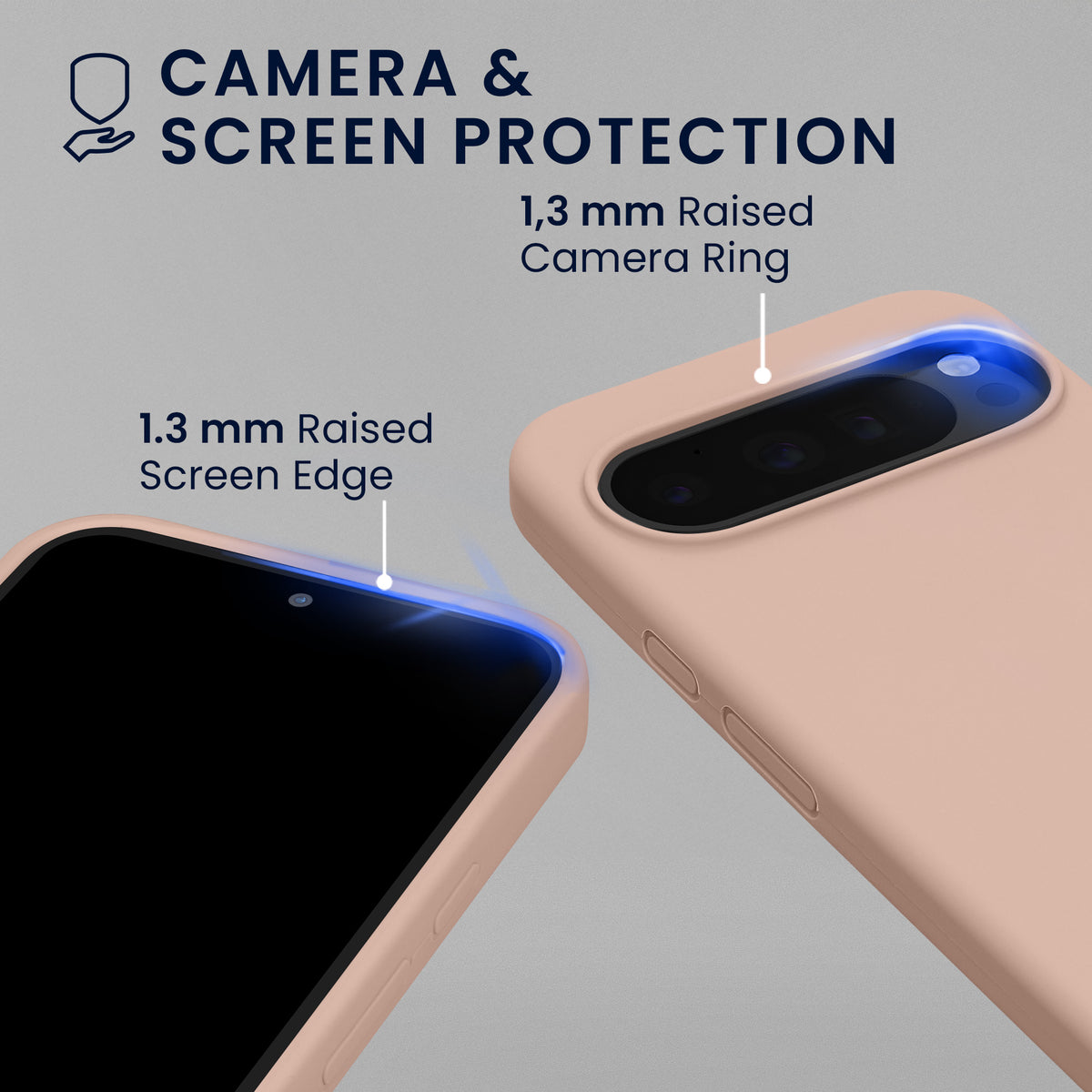 Google Pixel 9 / Pixel 9 Pro Silikon Handyhülle KWM0000215P003C
