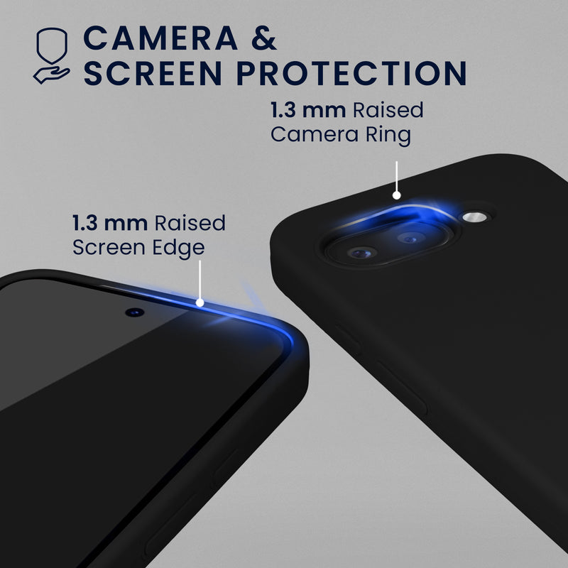 Google Pixel 9a Silikon Handyhülle + 2x Schutzglas KWM0000215R001C