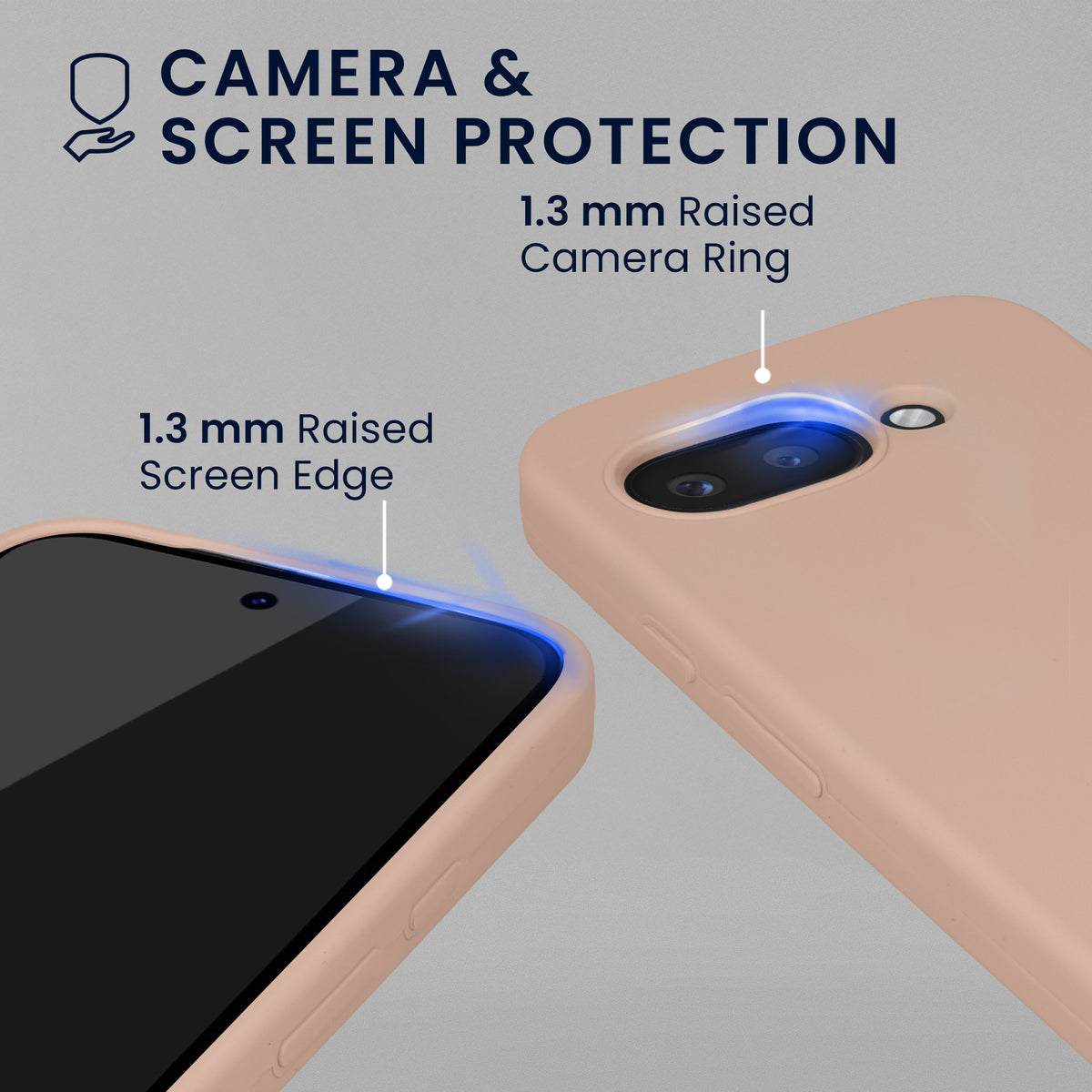 Google Pixel 9a Silikon Handyhülle + 2x Schutzglas KWM0000215R003C