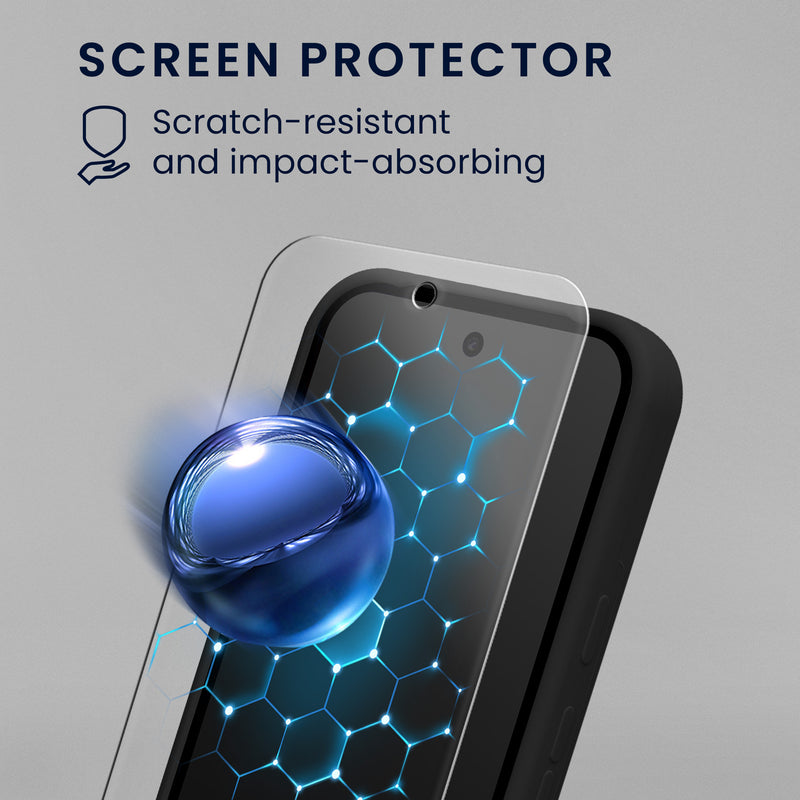 Google Pixel 10a Silikon Handyhülle + 2x Schutzglas KWM0000215S001C