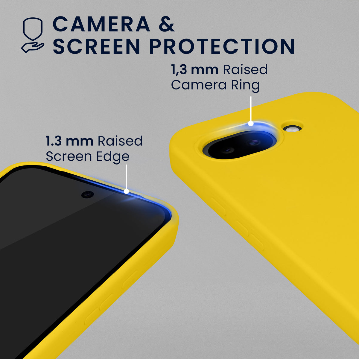 Google Pixel 10a Silikon Handyhülle + 2x Schutzglas KWM0000215S002C