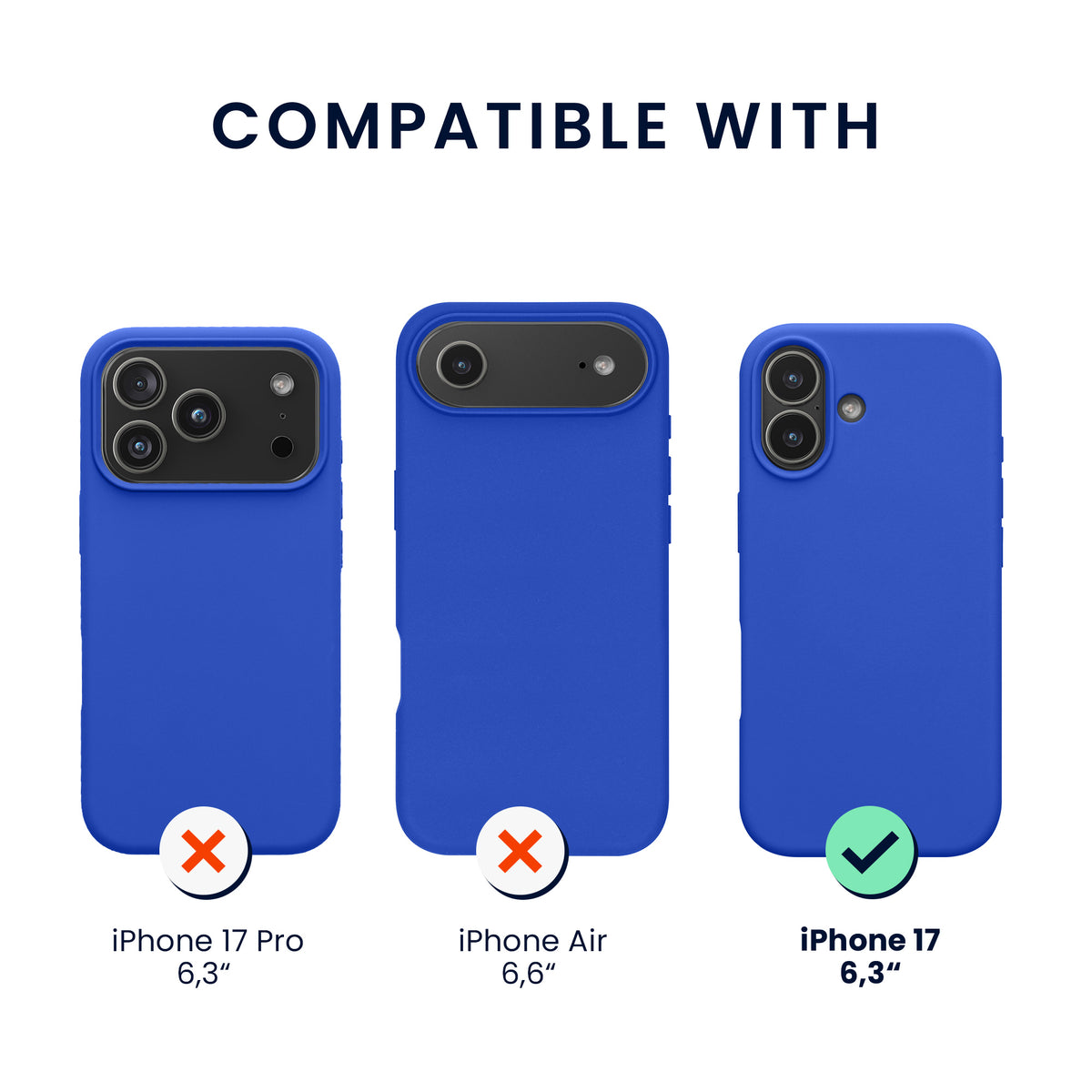 kwmobile Hülle iPhone 17 Baltik Blau