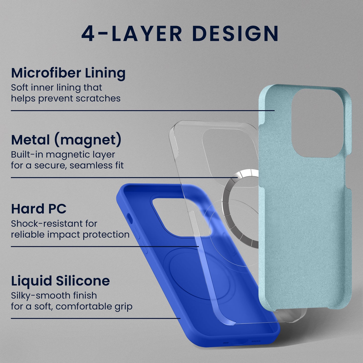 kwmobile Hülle iPhone 17 Baltik Blau