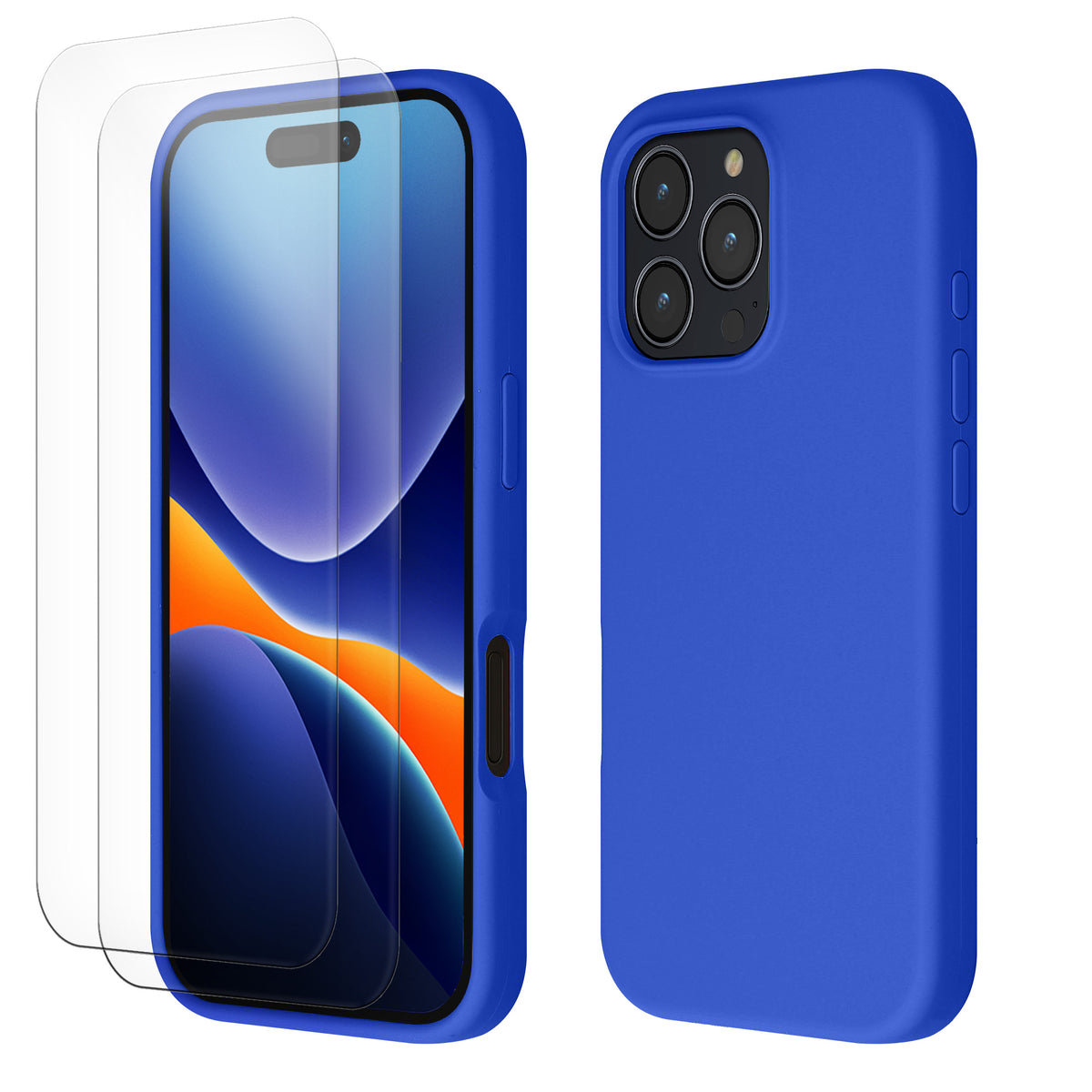 kwmobile Hülle iPhone 16 Pro Baltik Blau