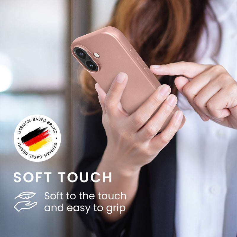 iPhone 17 Silikon Handyhülle metallisch KWM0000216F001C