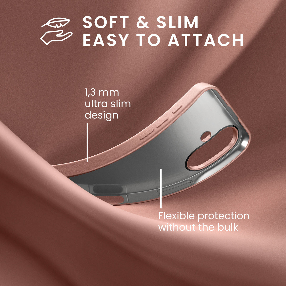 iPhone 17 Silikon Handyhülle metallisch KWM0000216F001C