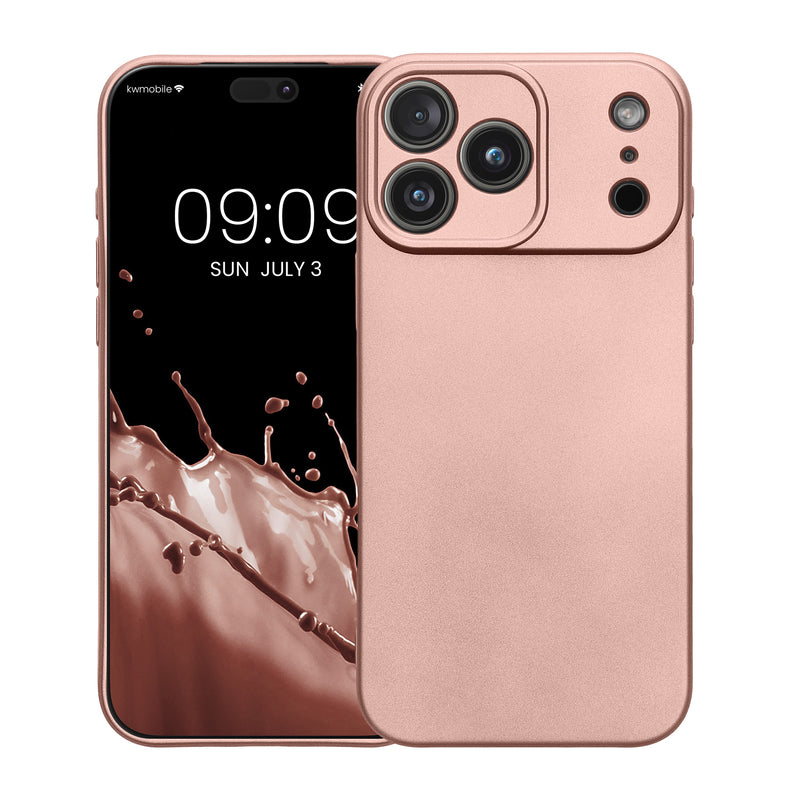 iPhone 18 Pro Max / iPhone 17 Pro Max Silikon Handyhülle metallisch KWM0000216G001C