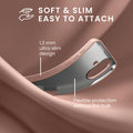 iPhone 16 Silikon Handyhülle metallisch KWM0000216I001C