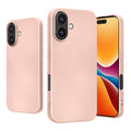 iPhone 16 Silikon Handyhülle metallisch KWM0000216I001C