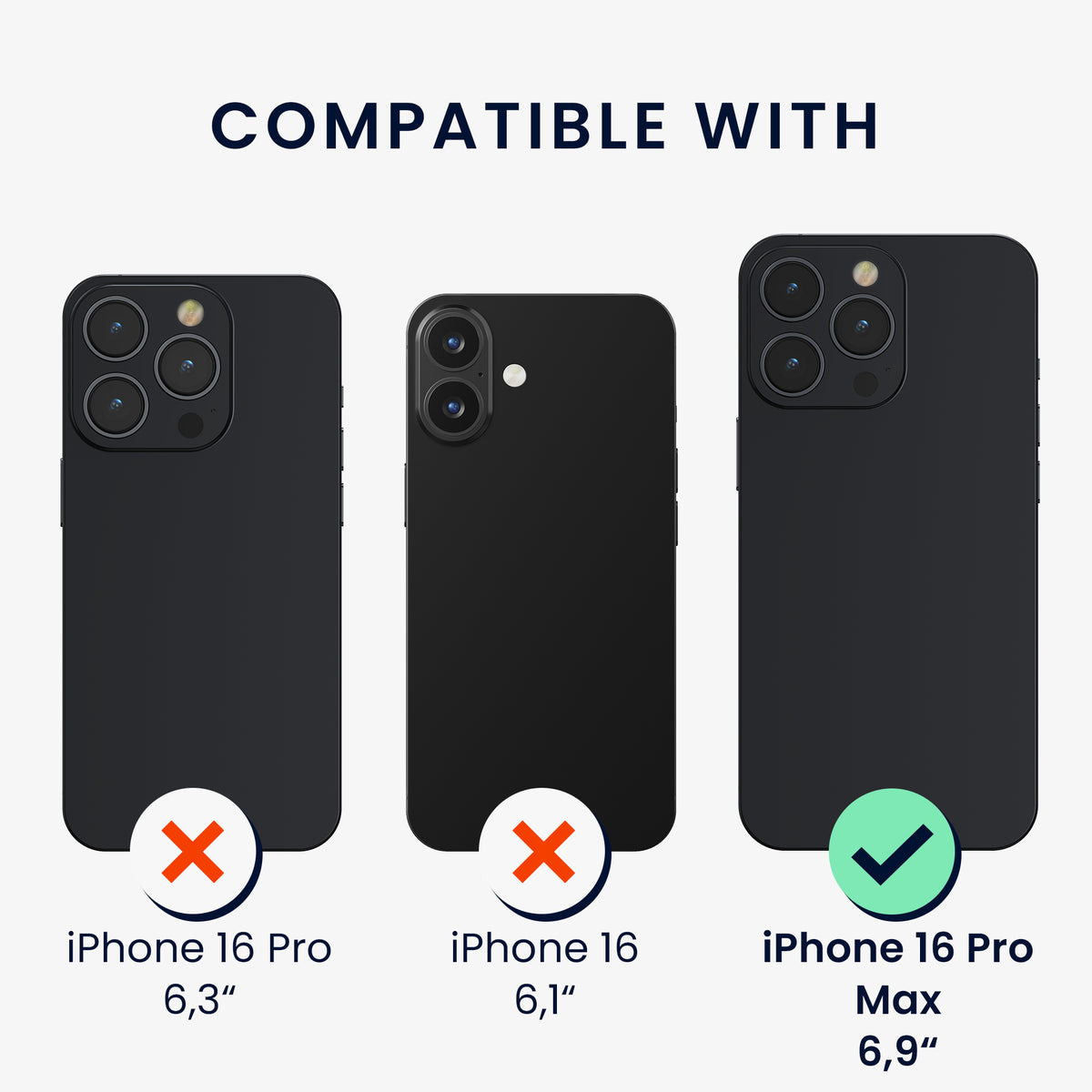iPhone 16 Pro Max Silikon Handyhülle metallisch KWM0000216K001C