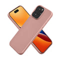 iPhone 16 Pro Max Silikon Handyhülle metallisch Metallic Rosegold