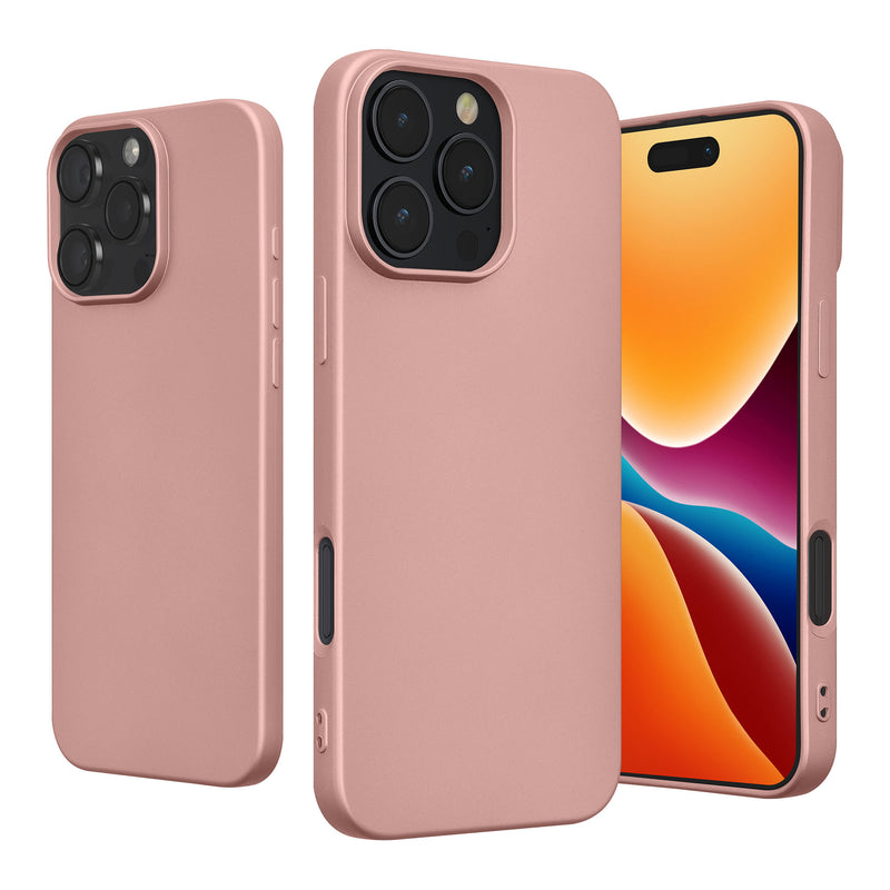 iPhone 16 Pro Max Silikon Handyhülle metallisch KWM0000216K001C