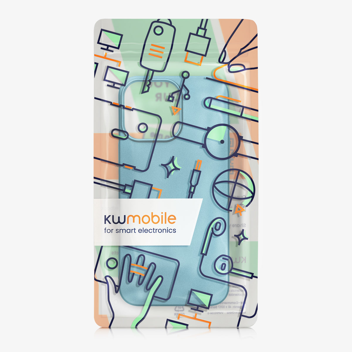 iPhone 16 Pro Max Silikon Handyhülle metallisch KWM0000216K002C