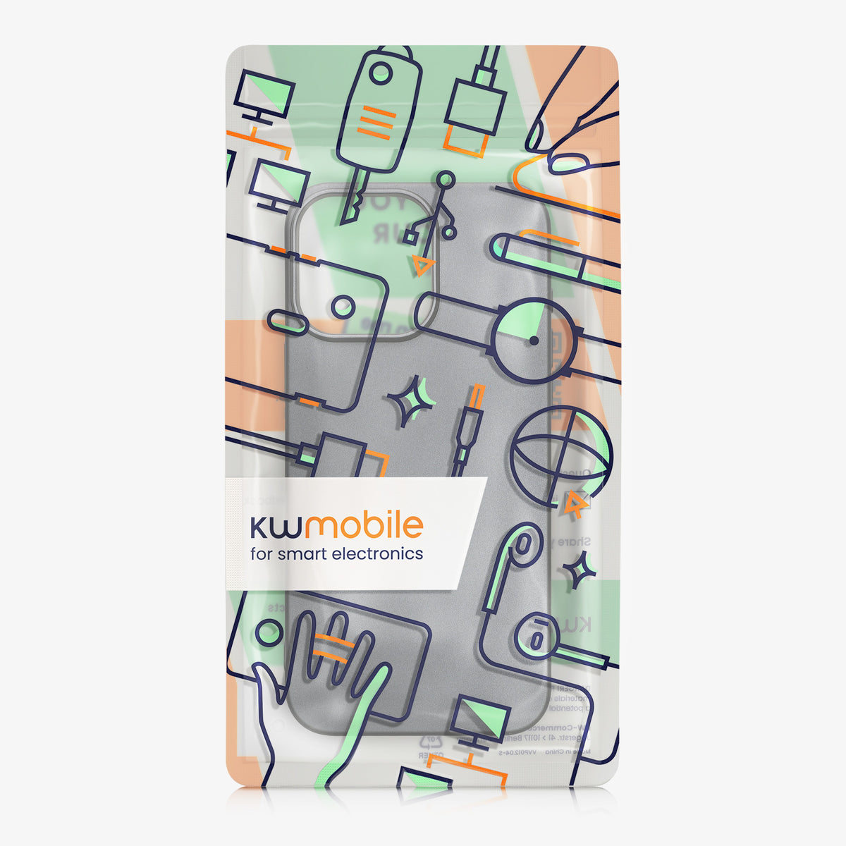 iPhone 16 Pro Max Silikon Handyhülle metallisch KWM0000216K003C