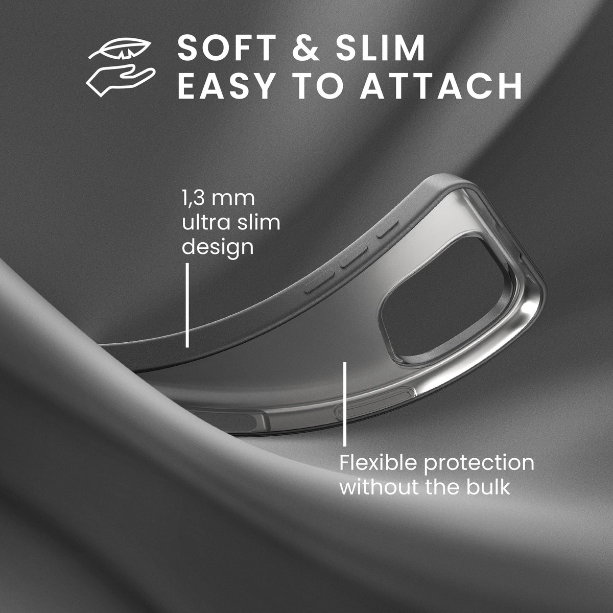 iPhone 16 Pro Max Silikon Handyhülle metallisch KWM0000216K003C