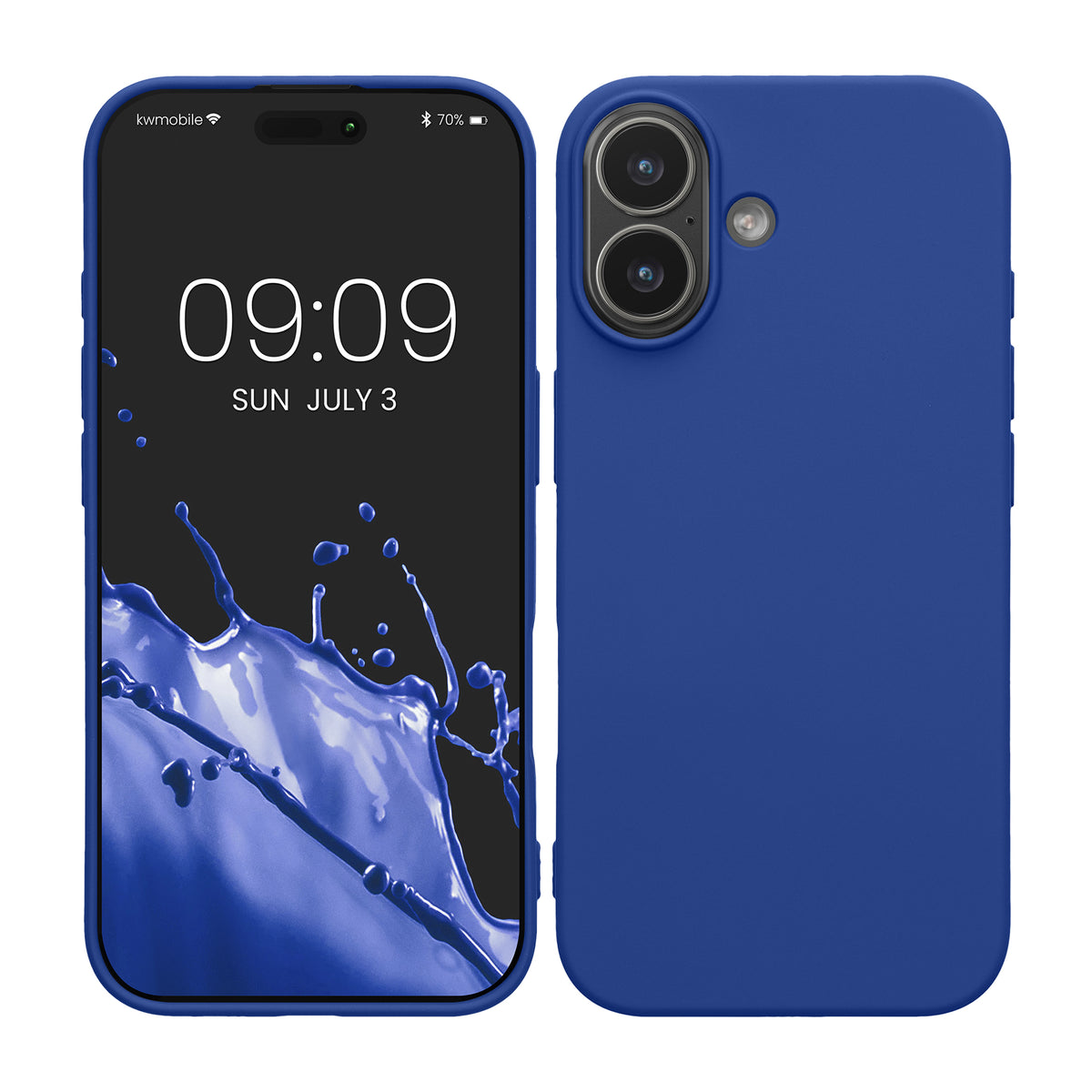 iPhone 17 Silikon Handyhülle Baltik Blau