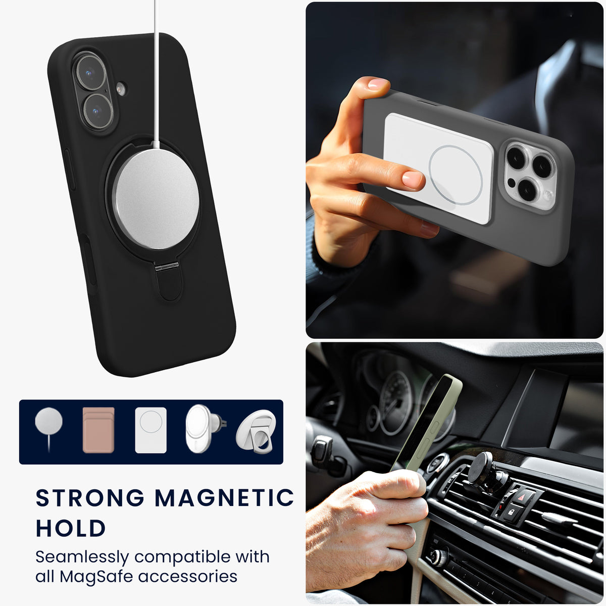 iPhone 17 Handyhülle mit MagSafe mit Ständer KWM0000216R001C