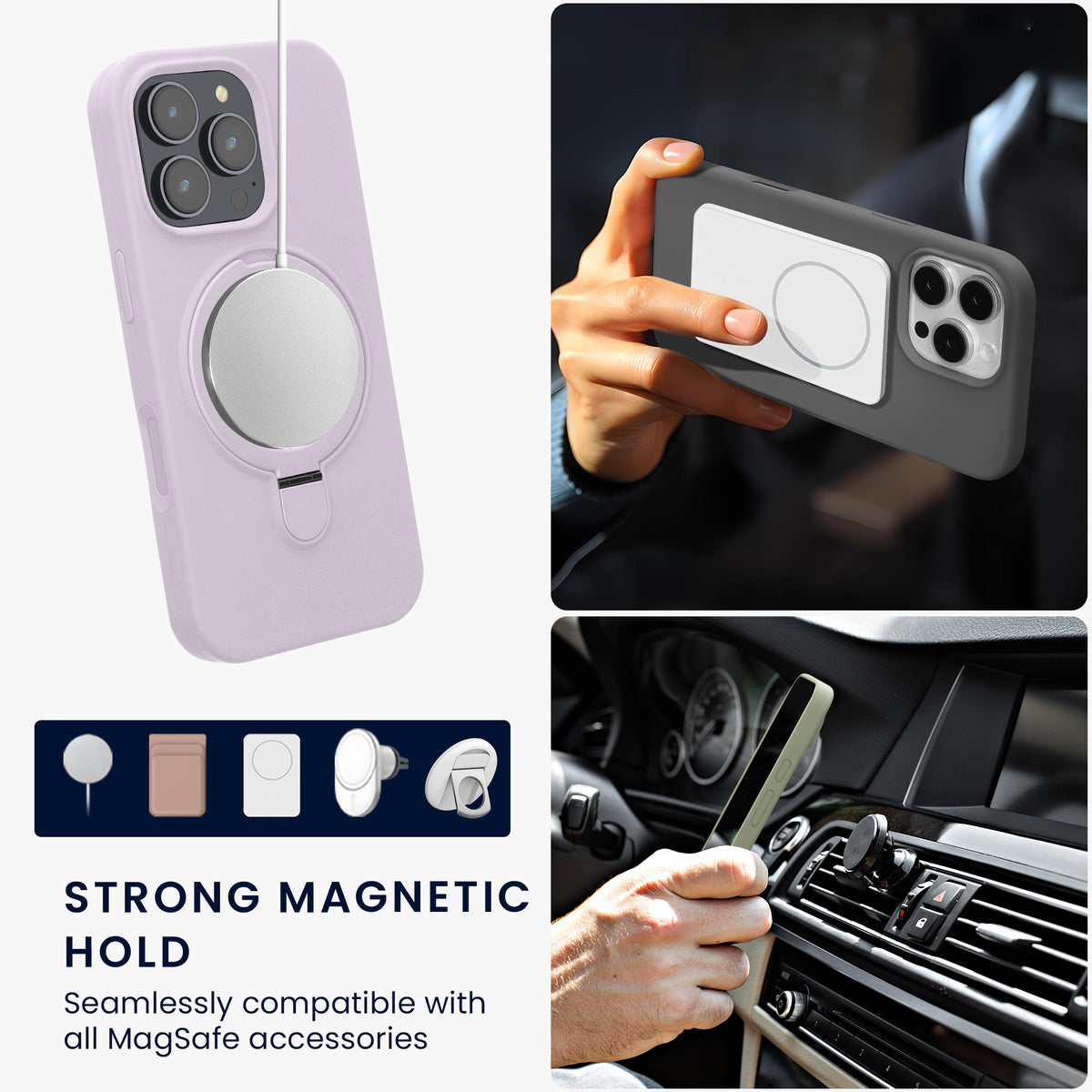 iPhone 16 Pro Handyhülle mit MagSafe mit Ständer KWM0000216Z002C