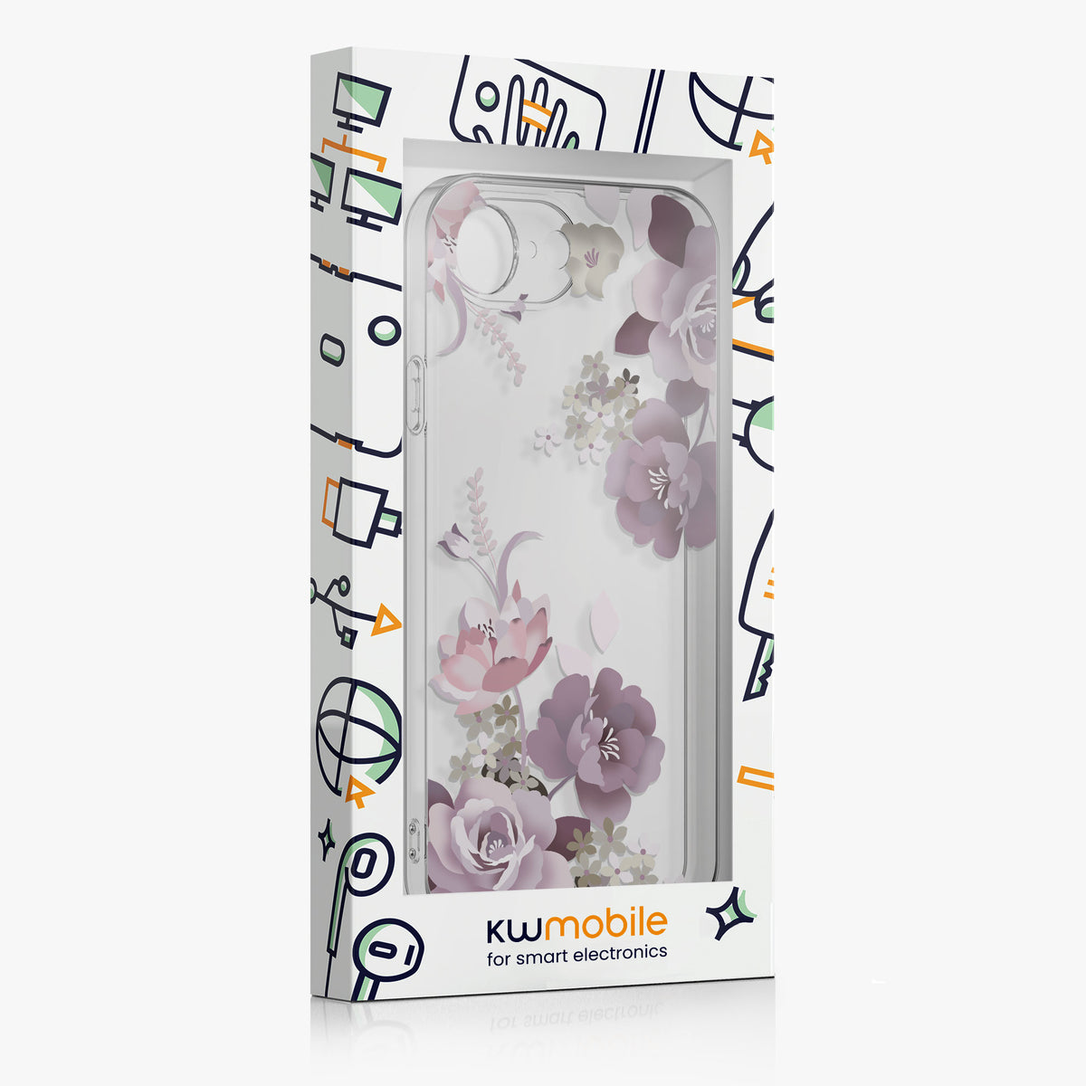 iPhone 17e / iPhone 16e Silikon Handyhülle Crystal + Schutzglas KWM0000217L001C
