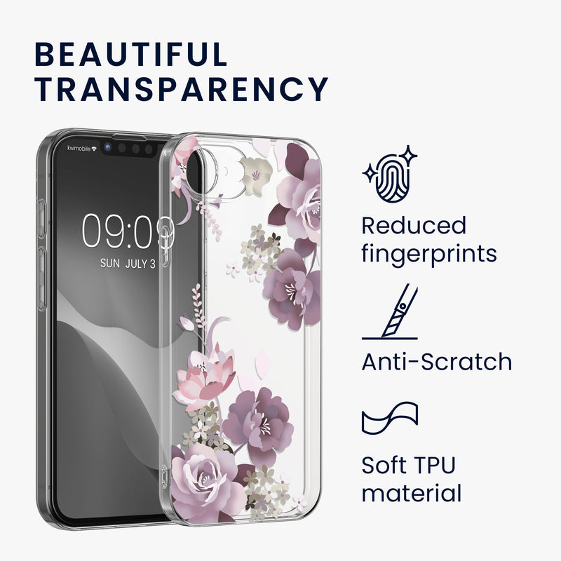 iPhone 17e / iPhone 16e Silikon Handyhülle Crystal + Schutzglas KWM0000217L001C