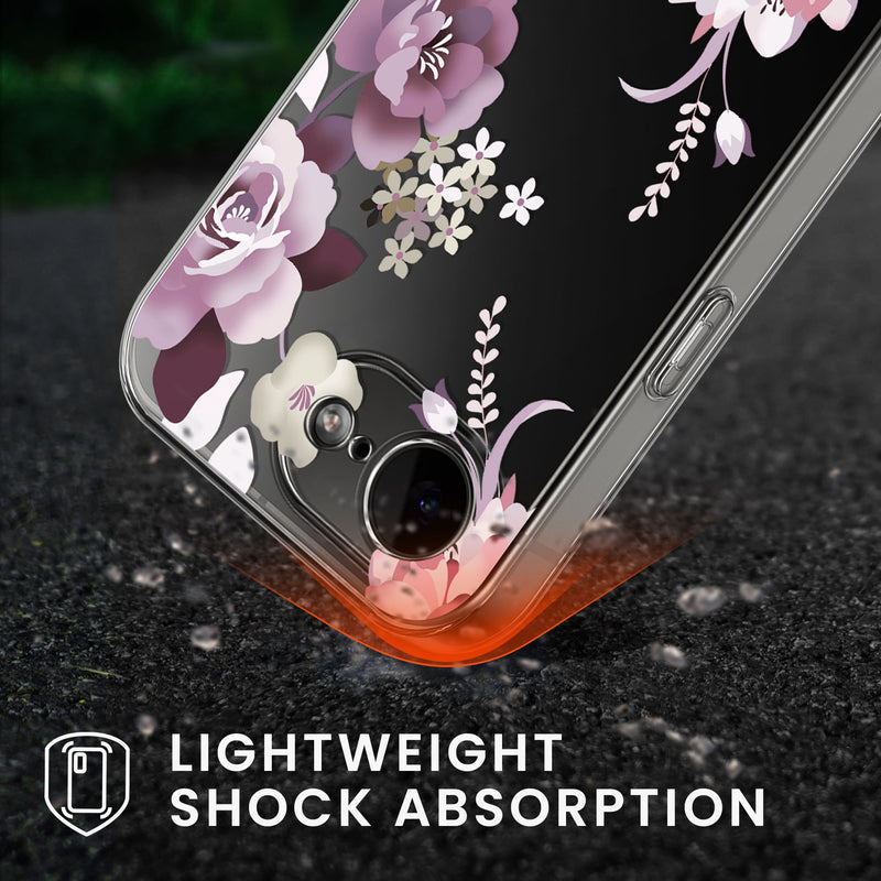 iPhone 17e / iPhone 16e Silikon Handyhülle Crystal + Schutzglas KWM0000217L001C
