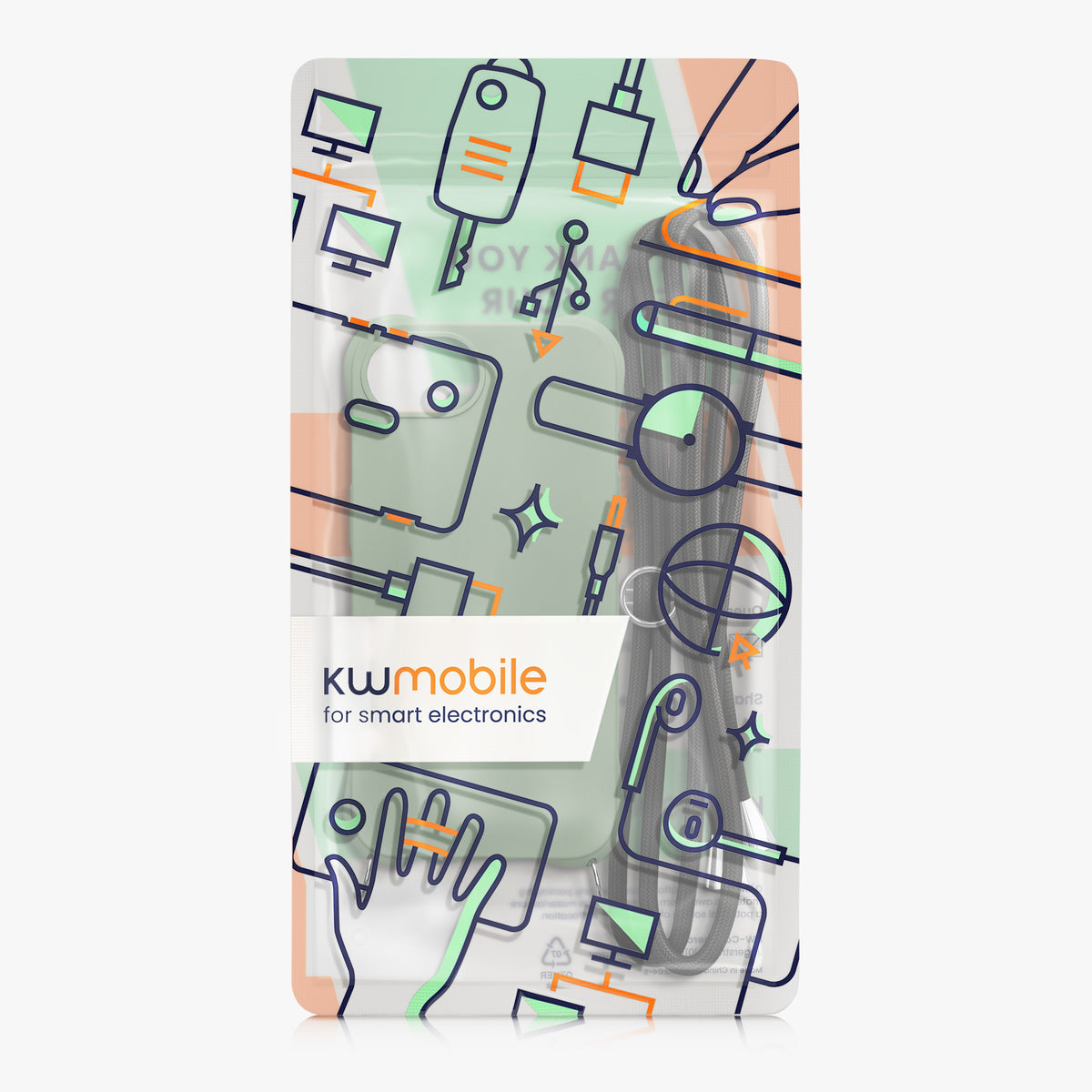 iPhone 17e / iPhone 16e Silikon Handykette matt KWM0000217P001C