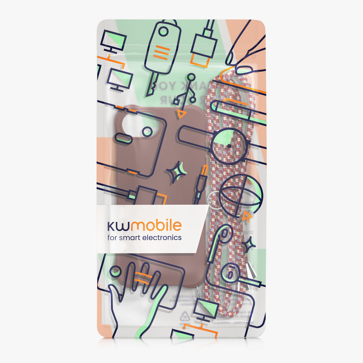 iPhone 17e / iPhone 16e Silikon Handykette matt KWM0000217P002C