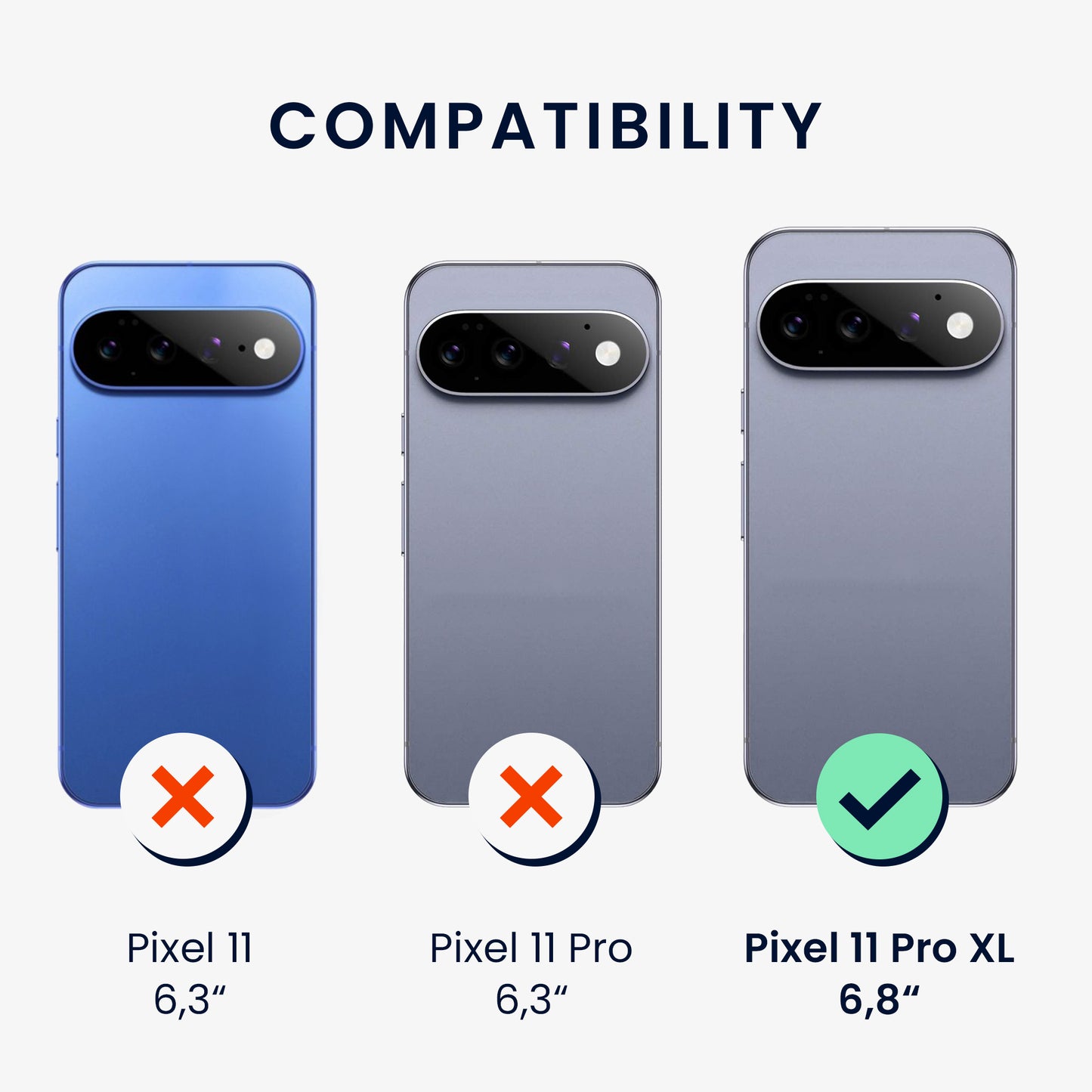 kwmobile Handyhülle für Google Pixel 11 Pro XL Hülle - Case Silikon - Kabelloses Laden - Schutzhülle Cover in Neon Koralle
