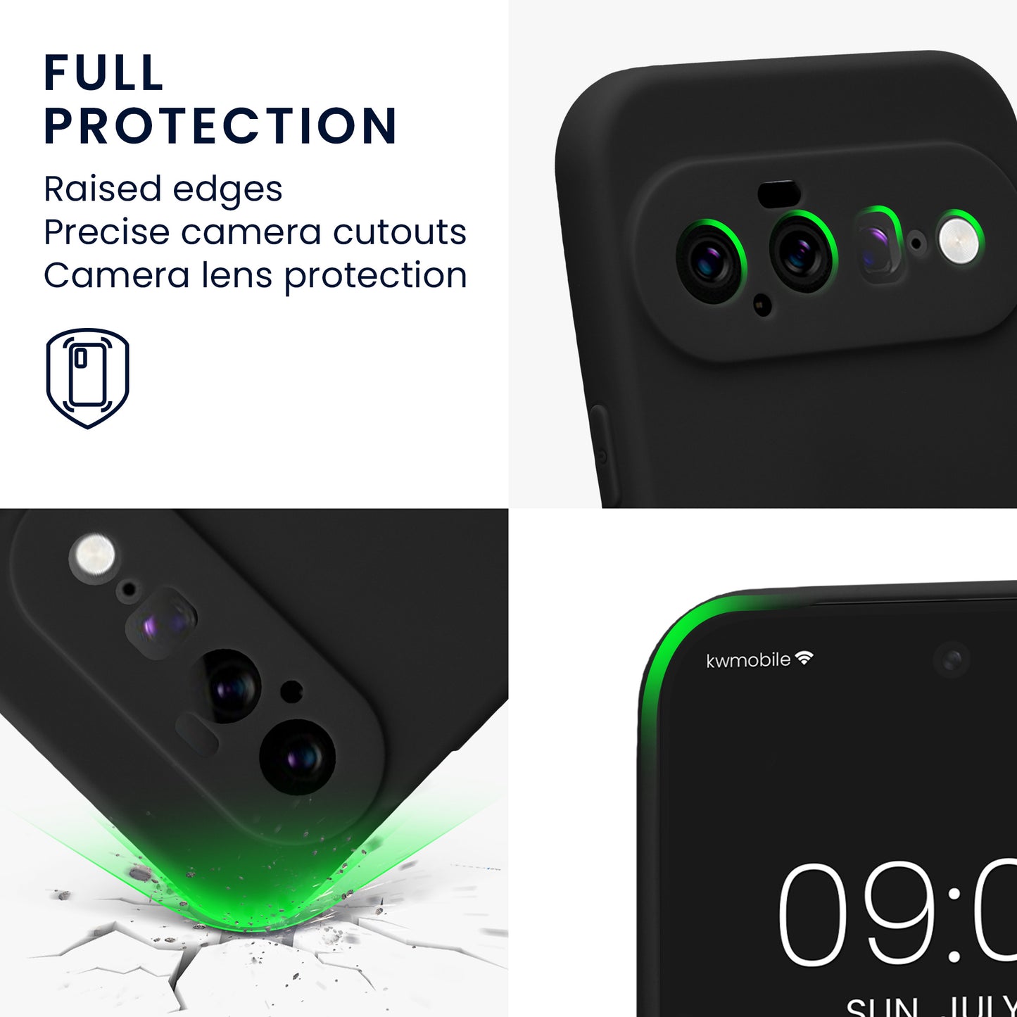 kwmobile Handyhülle für Google Pixel 11 Hülle - weiches Handy Silikon Case - Schutzhülle Cover
